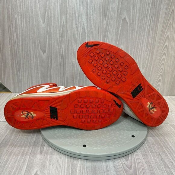 Nike Air Max 360 Diamond Griffey Red Leather Athletic Sneaker Shoes Mens Sz 9.5 - Picture 13 of 15